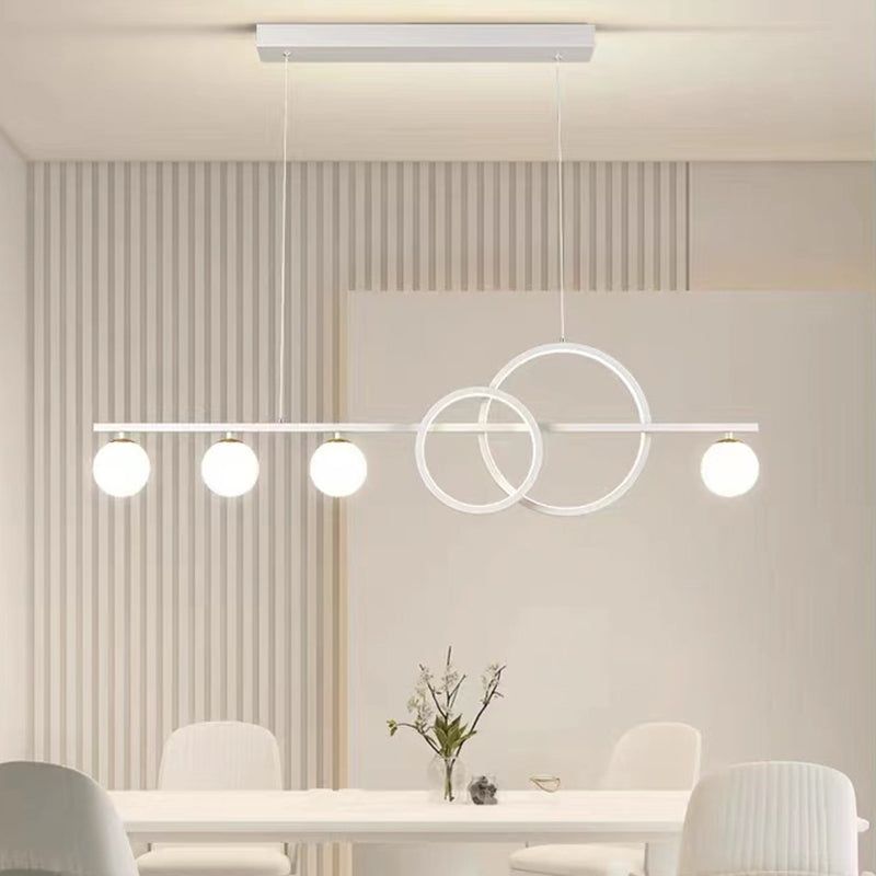 Modernism White Kitchen Island Lighting Acrylic Ceiling Light