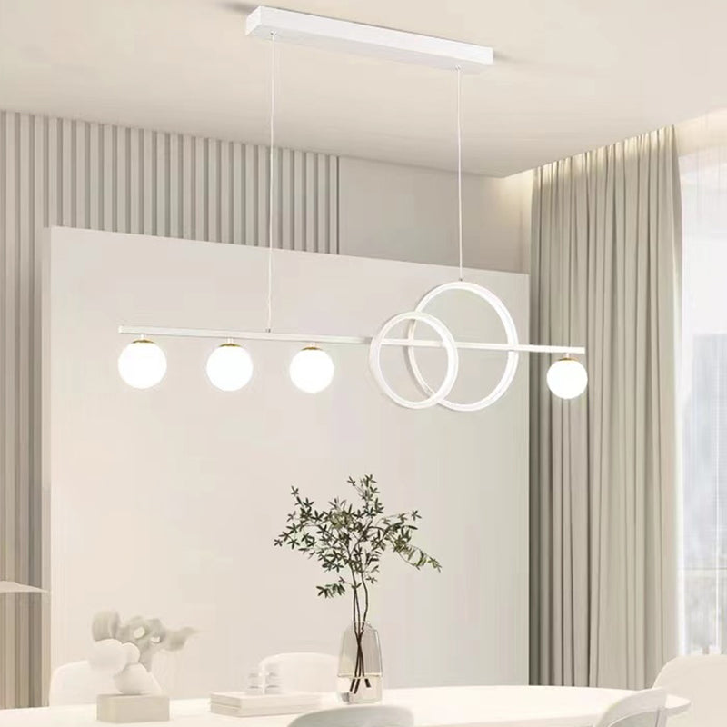 Modernism White Kitchen Island Lighting Acrylic Ceiling Light