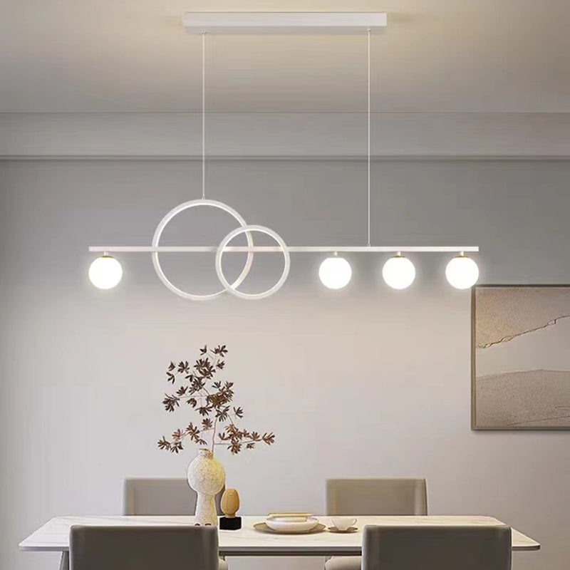 Modernism White Kitchen Island Lighting Acrylic Ceiling Light