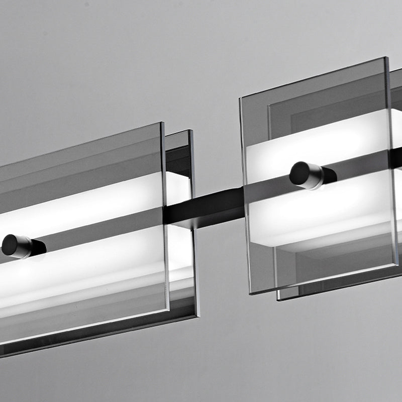 Contemporary LED Hanging Light Glass Island Light Fixture for Dining Room