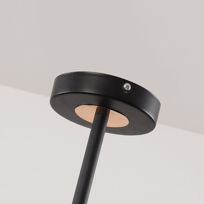 7-Light Modern Kitchen Island Lighting Metal Ceiling Light for Dining Room
