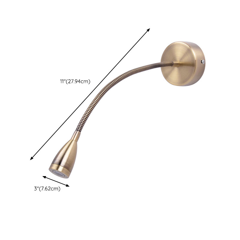 Armed Wall Lighting Simplicity Metal 1 Light Wall Sconces for Bedroom