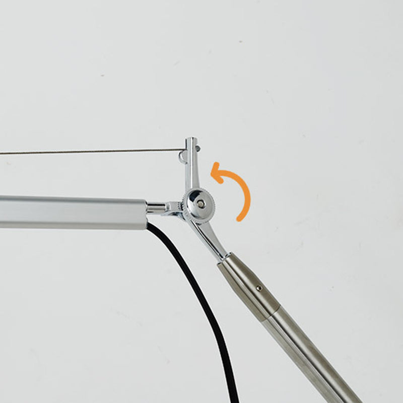 Silver Modern Metal Wall Sconce Cone Shape Wall Light with Fabric Shade for Living Room