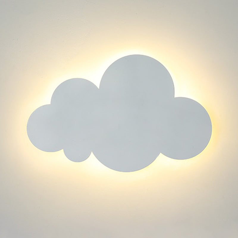 Single Modern White Wall Mounted Sconce Unique Wall Light for Foyer