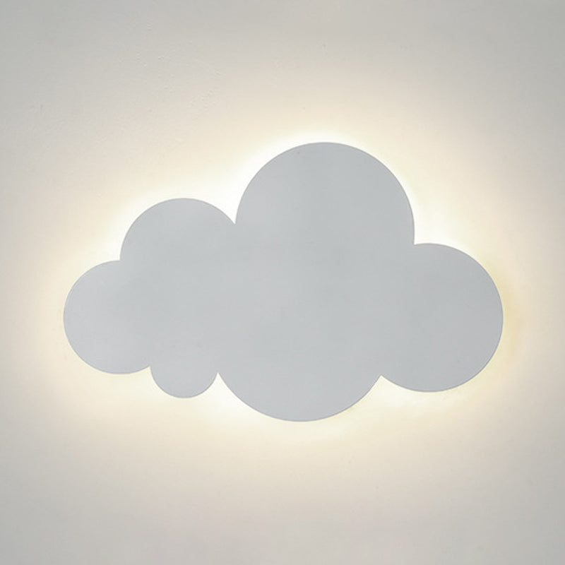 Single Modern White Wall Mounted Sconce Unique Wall Light for Foyer