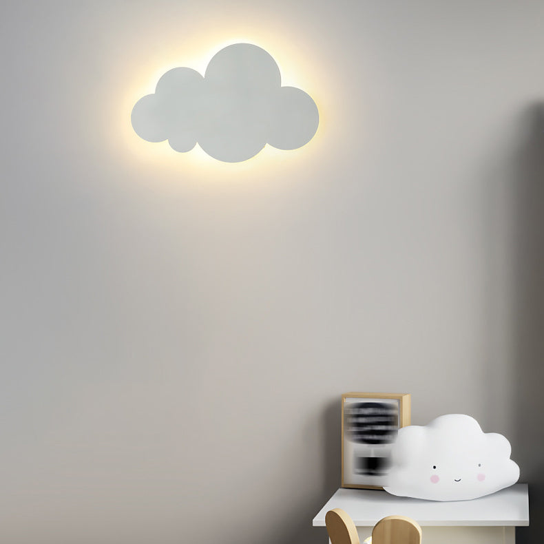 Single Modern White Wall Mounted Sconce Unique Wall Light for Foyer