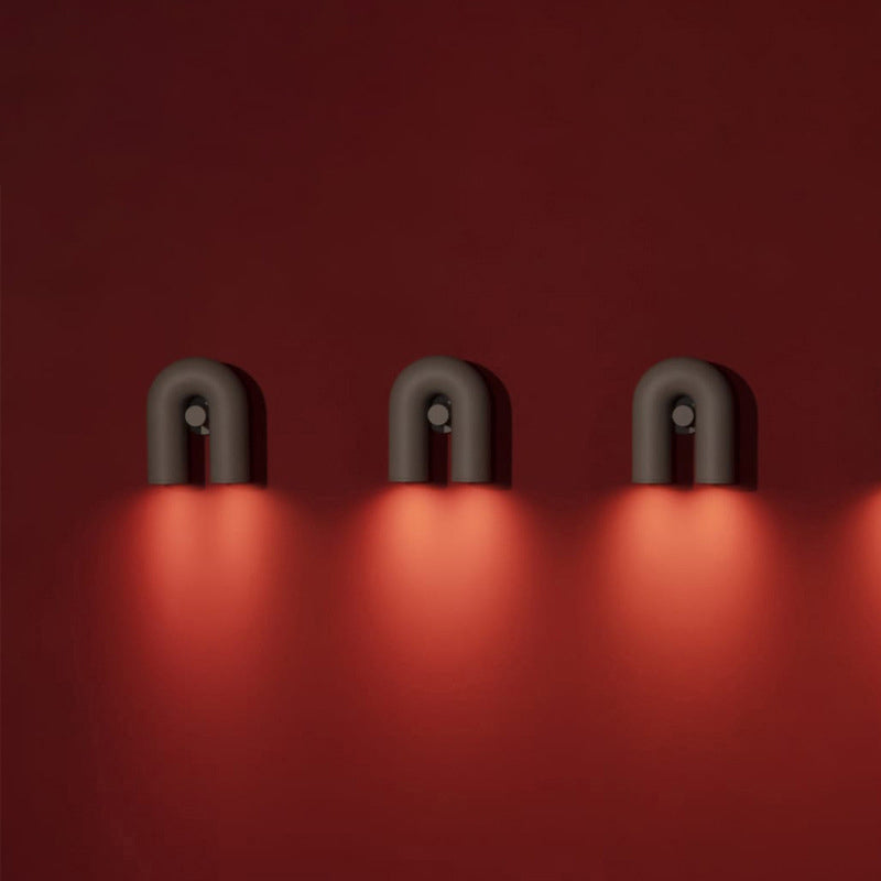 Modernism 2-Light Polished Wall Mounted Sconce Metallic Unique Wall Light