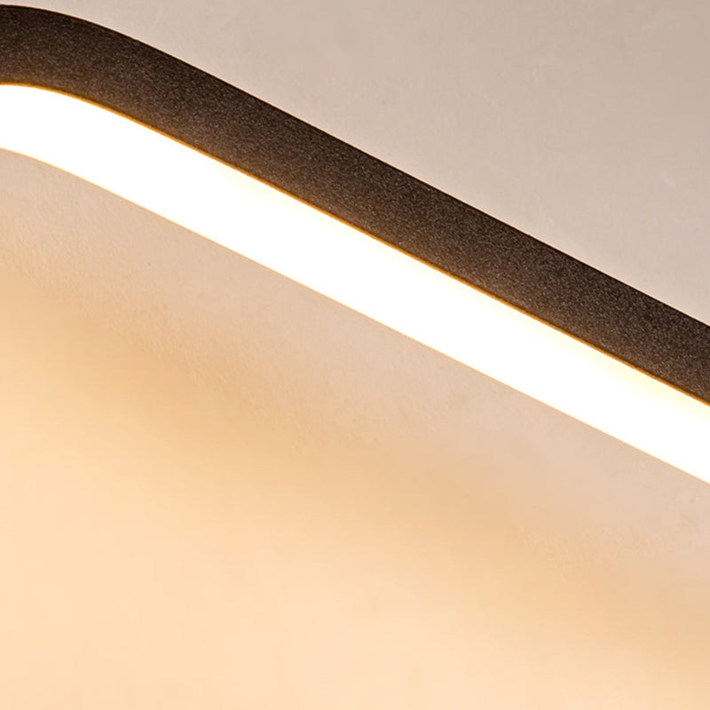 Modernism Single White/Black Wall Mounted Sconce Metal LED Wall Light