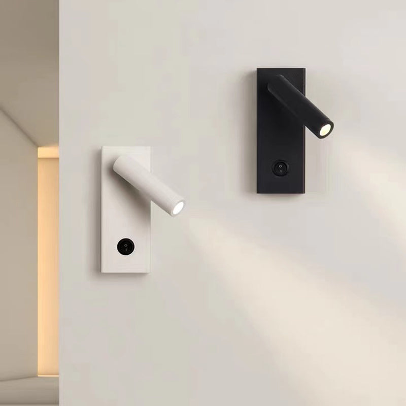 White/Black Modern Single Wall Mounted Sconce LED Metal Wall Light