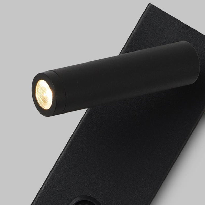 White/Black Modern Single Wall Mounted Sconce LED Metal Wall Light