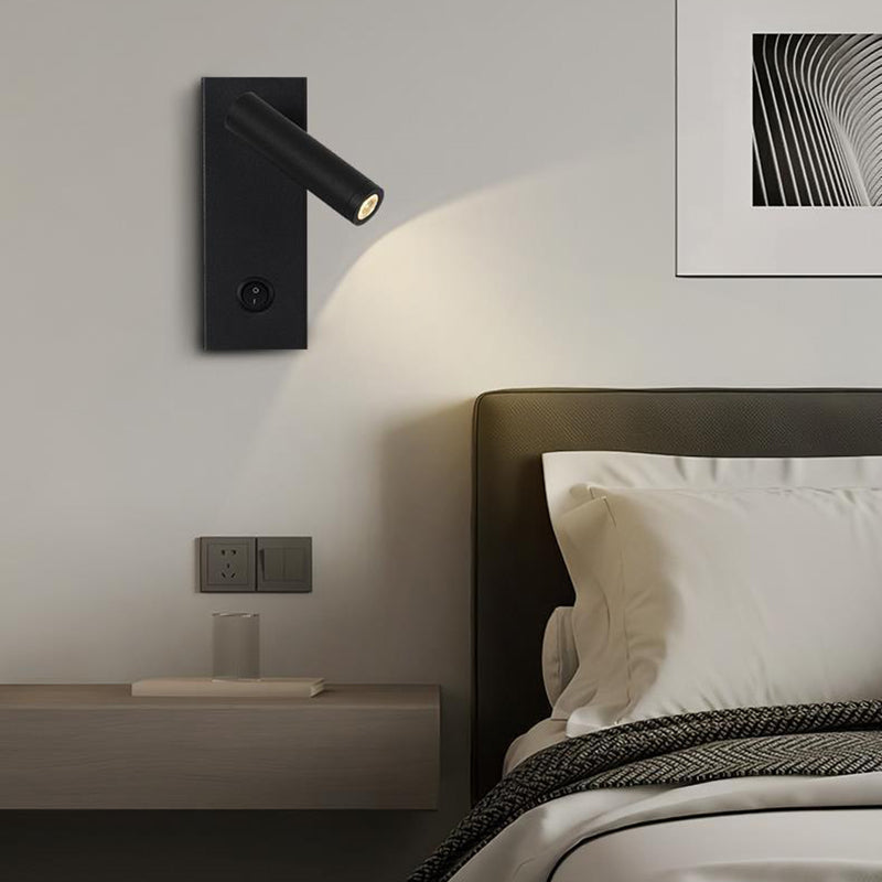 White/Black Modern Single Wall Mounted Sconce LED Metal Wall Light