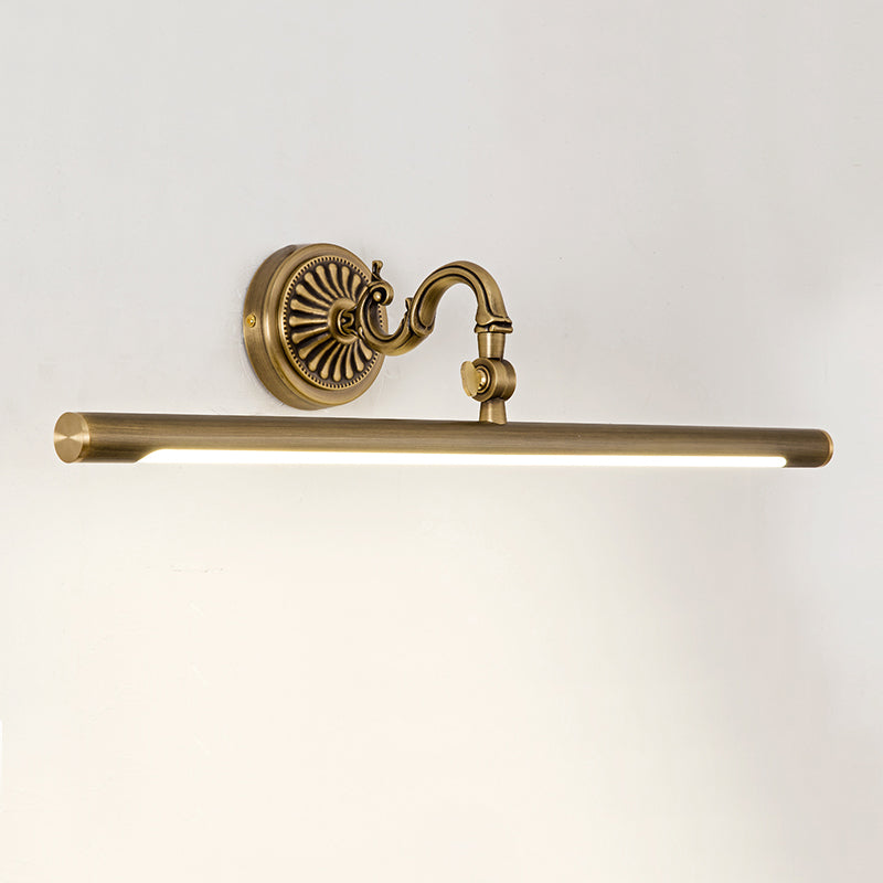 1-Light Mirror Front Light Modern LED Vanity Light with Acrylic Shade for Bathroom