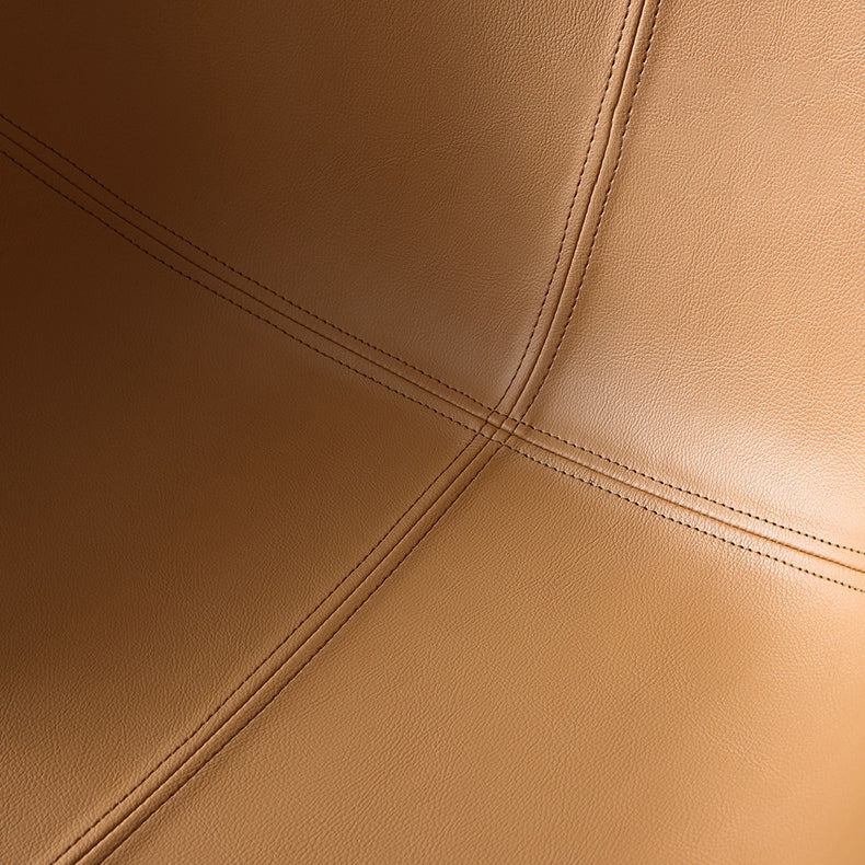 Faux Leather Dining Chairs Contemporary Chairs with Metal Legs