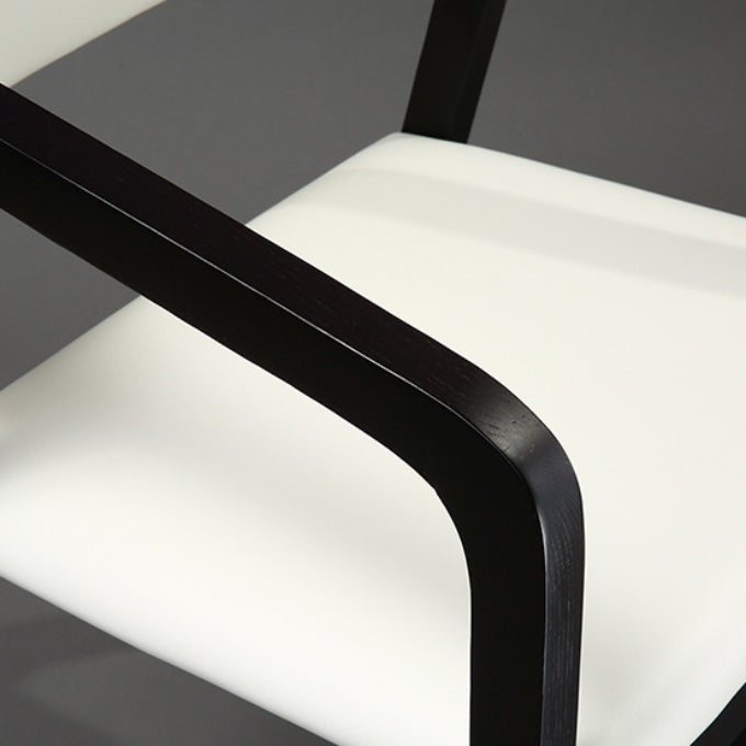 Open Back Kitchen Dining Chairs Upholstered Chairs with Solid Wood Base