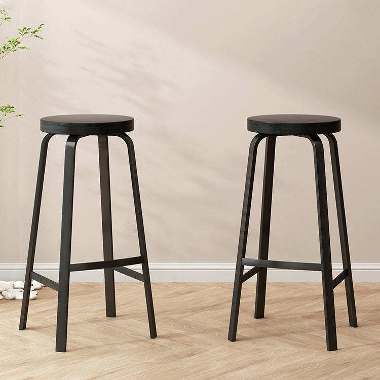 Modern Stackable Counter Height Stools Backless Bar Stools for Restaurant