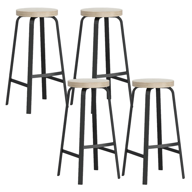 Modern Stackable Counter Height Stools Backless Bar Stools for Restaurant