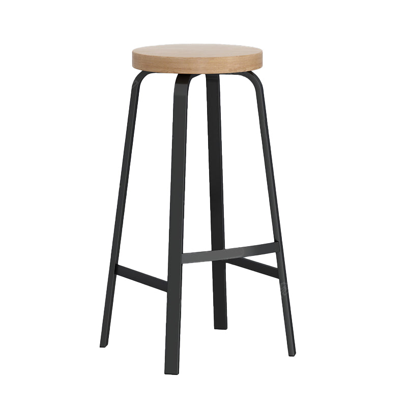 Modern Stackable Counter Height Stools Backless Bar Stools for Restaurant