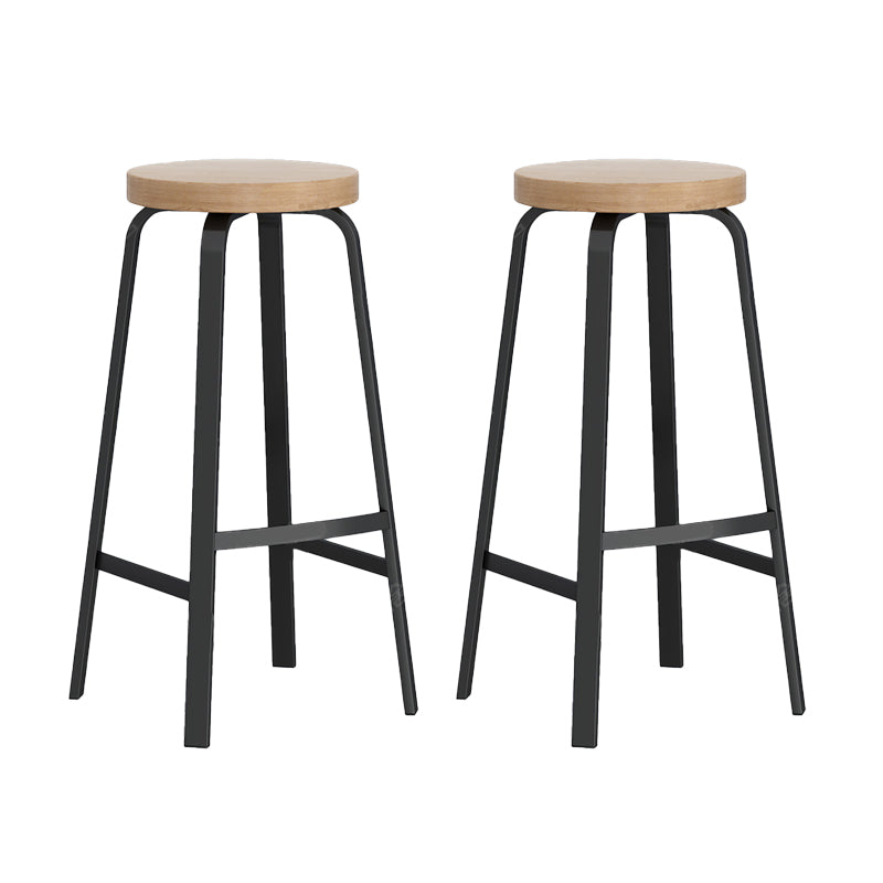 Modern Stackable Counter Height Stools Backless Bar Stools for Restaurant