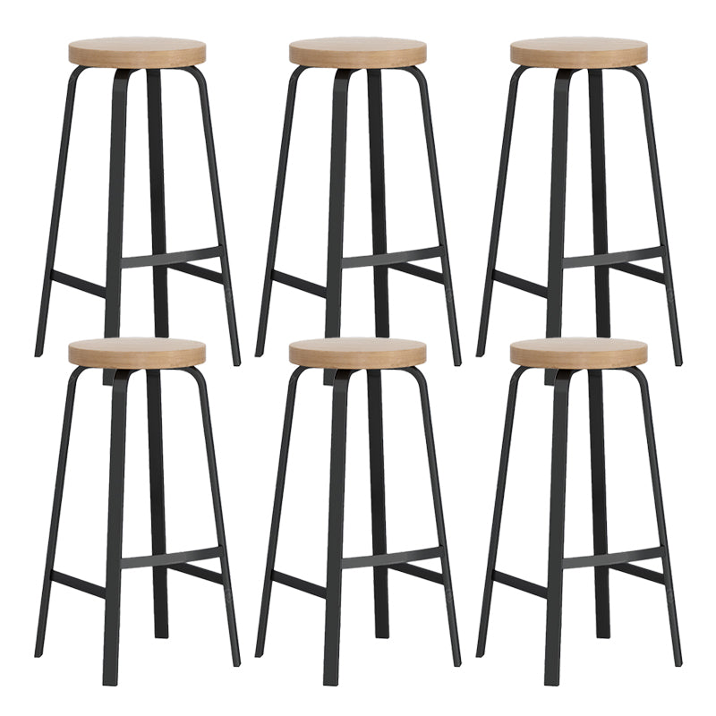 Modern Stackable Counter Height Stools Backless Bar Stools for Restaurant