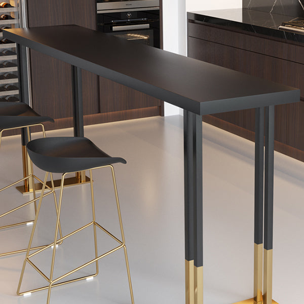 1/3 Pieces Counter Height Table Set Industrial Rectangular Pub Dining Set