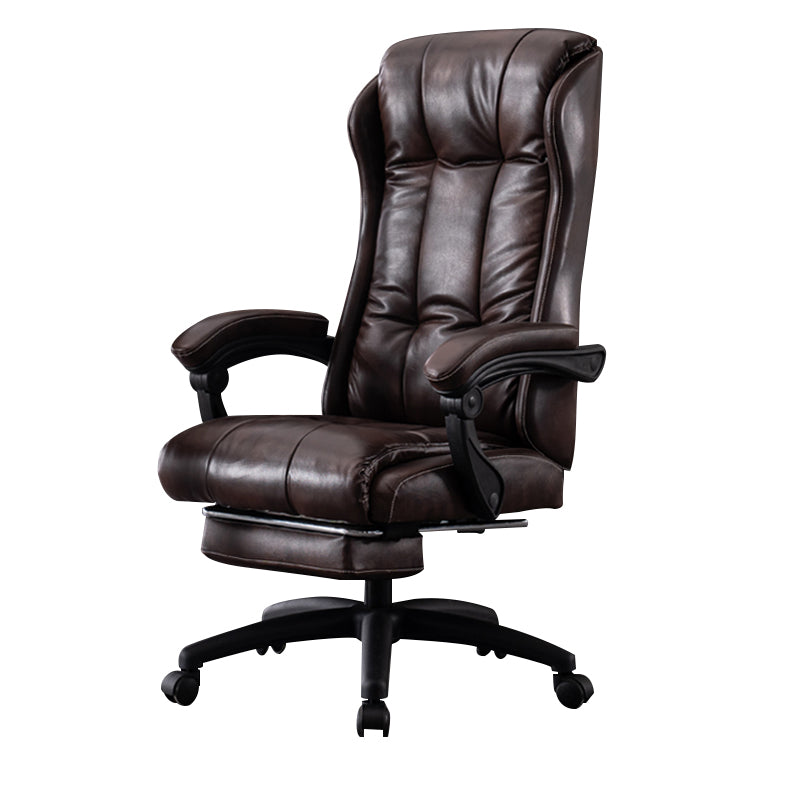 Modern Style Office Chair Upholstered Armrests Task Chair for Office
