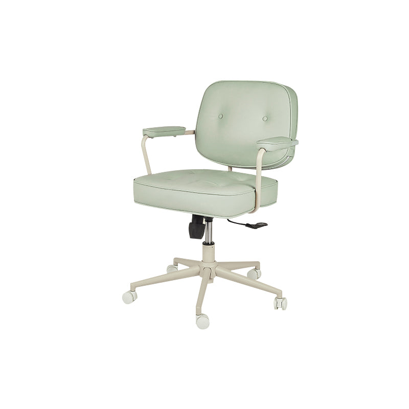 Contemporary Arms Included Task Chair Adjustable Seat Height Desk Chair for Office