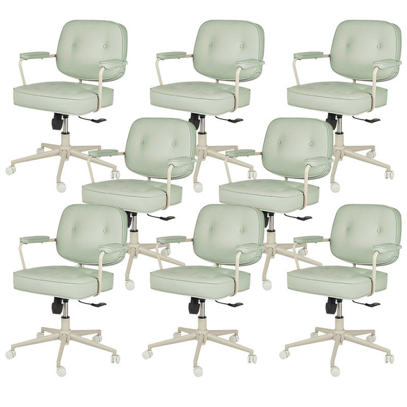 Contemporary Arms Included Task Chair Adjustable Seat Height Desk Chair for Office