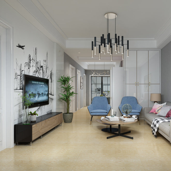 Low Gloss Vinyl Flooring Peel and Stick Vinyl Flooring with Square Edge