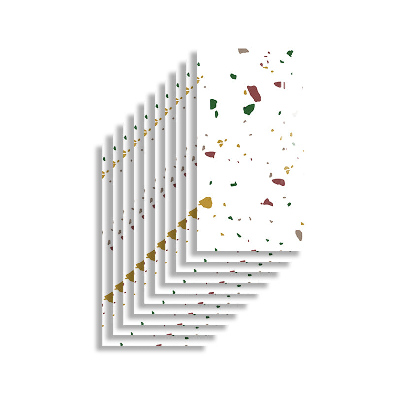 10 Pack PVC Rectangular Peel & Stick Subway Tile Kitchen and Bathroom