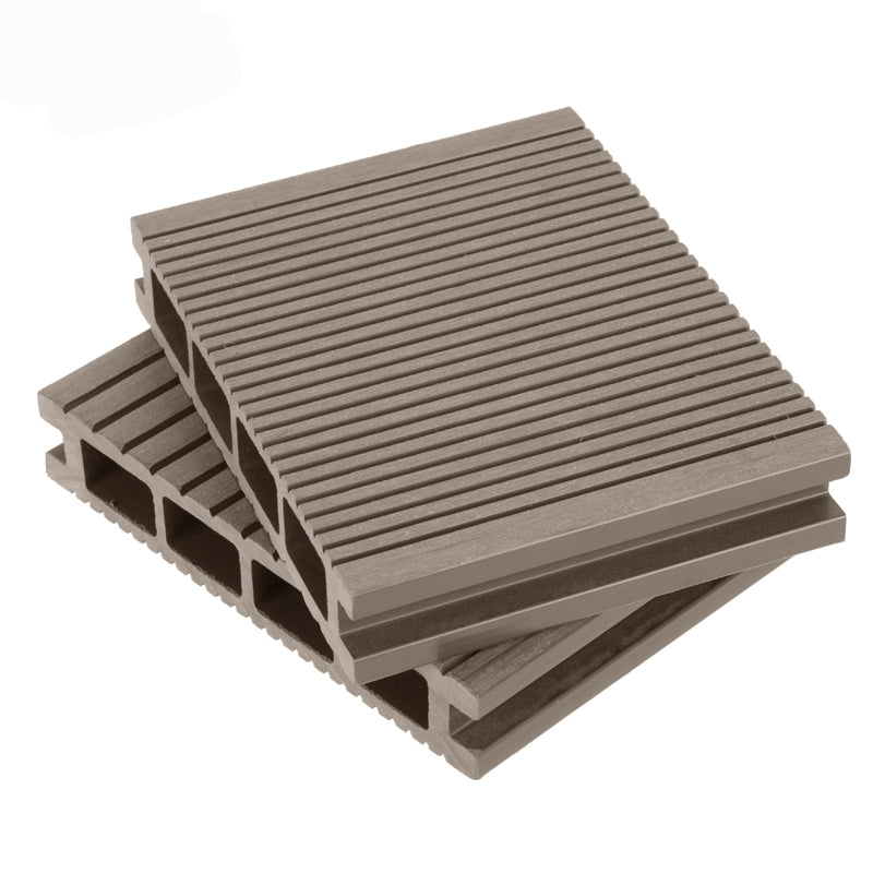 Composite Deck Tiles Pure Color Water Resistant Outdoor Flooring