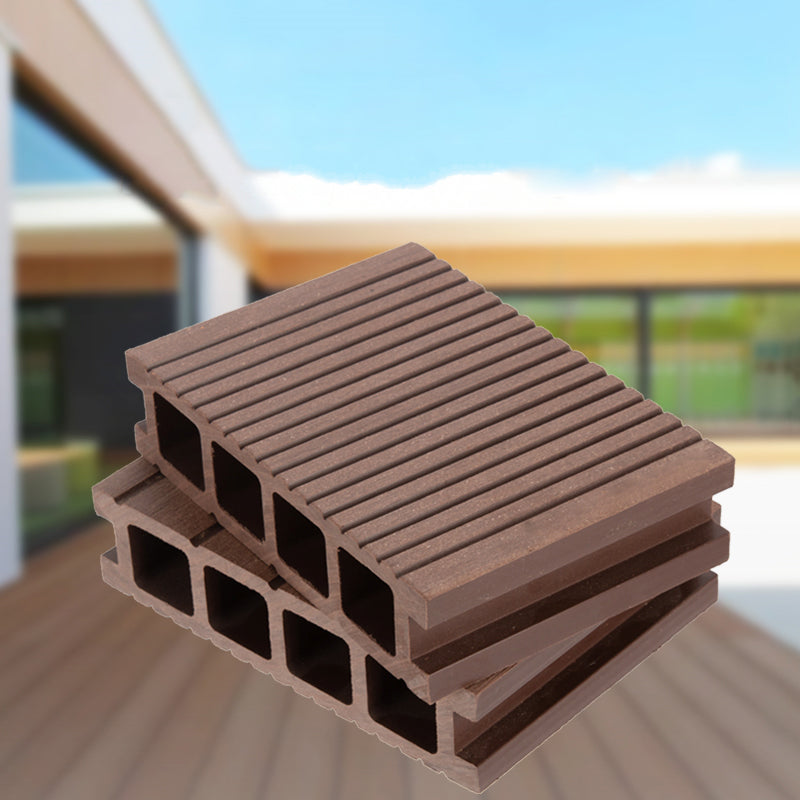 Composite Deck Tiles Pure Color Water Resistant Outdoor Flooring