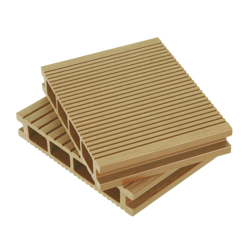 Composite Deck Tiles Pure Color Water Resistant Outdoor Flooring