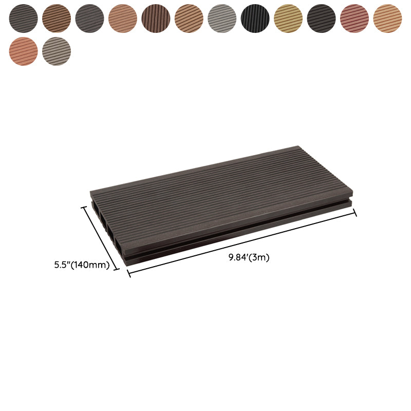 Composite Deck Tiles Pure Color Water Resistant Outdoor Flooring