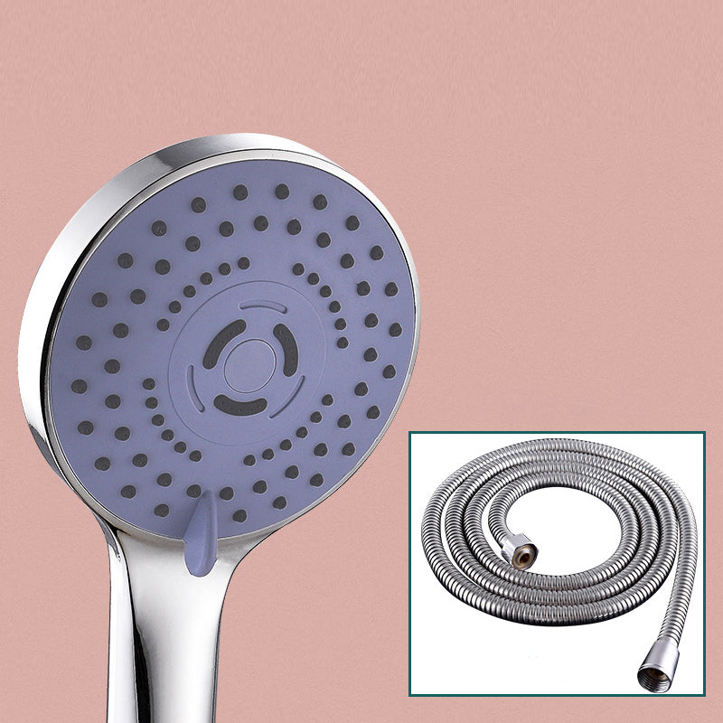 Round Shower Head Plastic Shower Head with Adjustable Spray Pattern