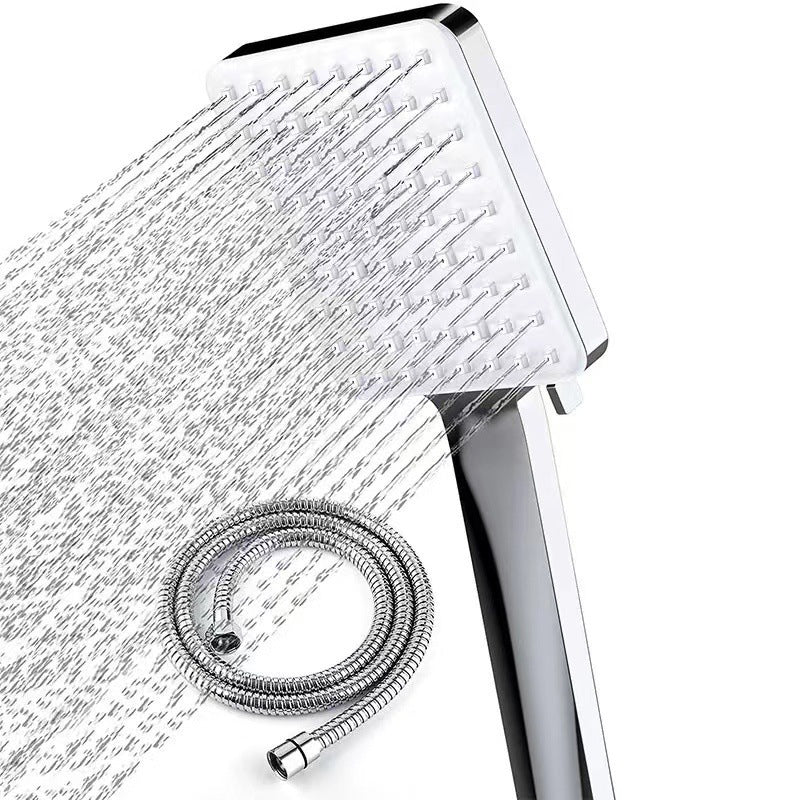 Classic Handheld Shower Head Standard Round Shower Heads in Silver