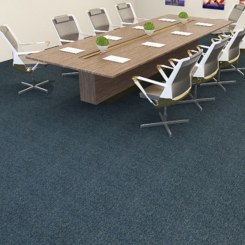 Carpet Tile Fade Resistant Non-Skid Solid Color Self-Stick Carpet Tiles Dining Room