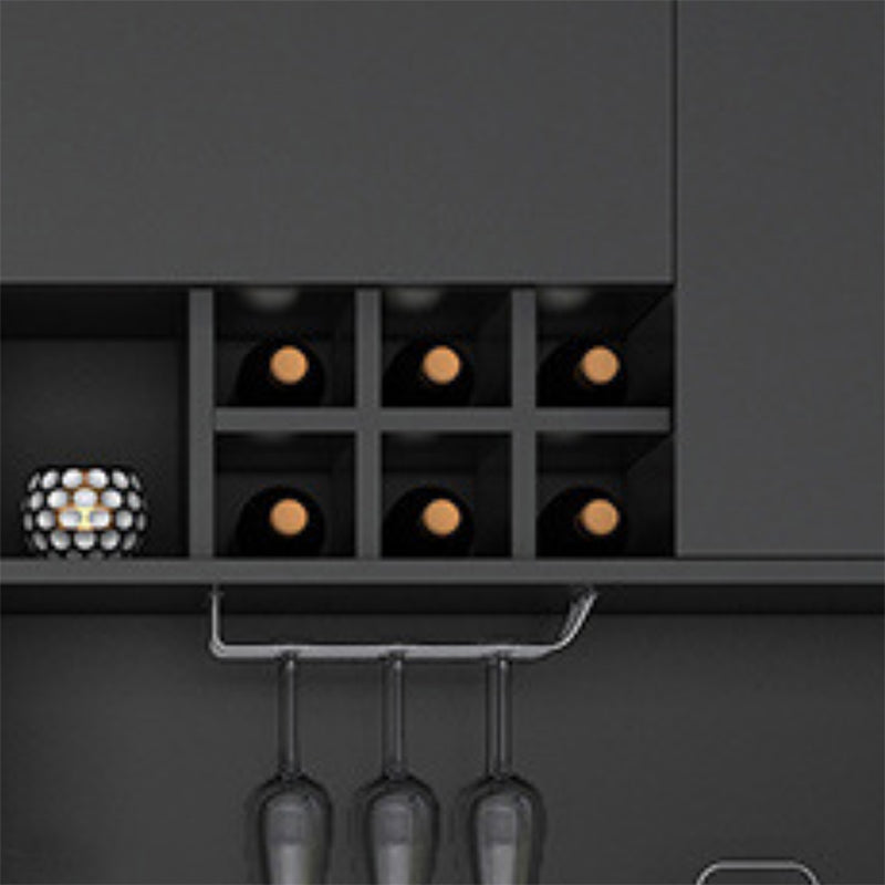 Modern Dining Hutch Faux Wood Buffet Cabinet with Drawers for Dining Room