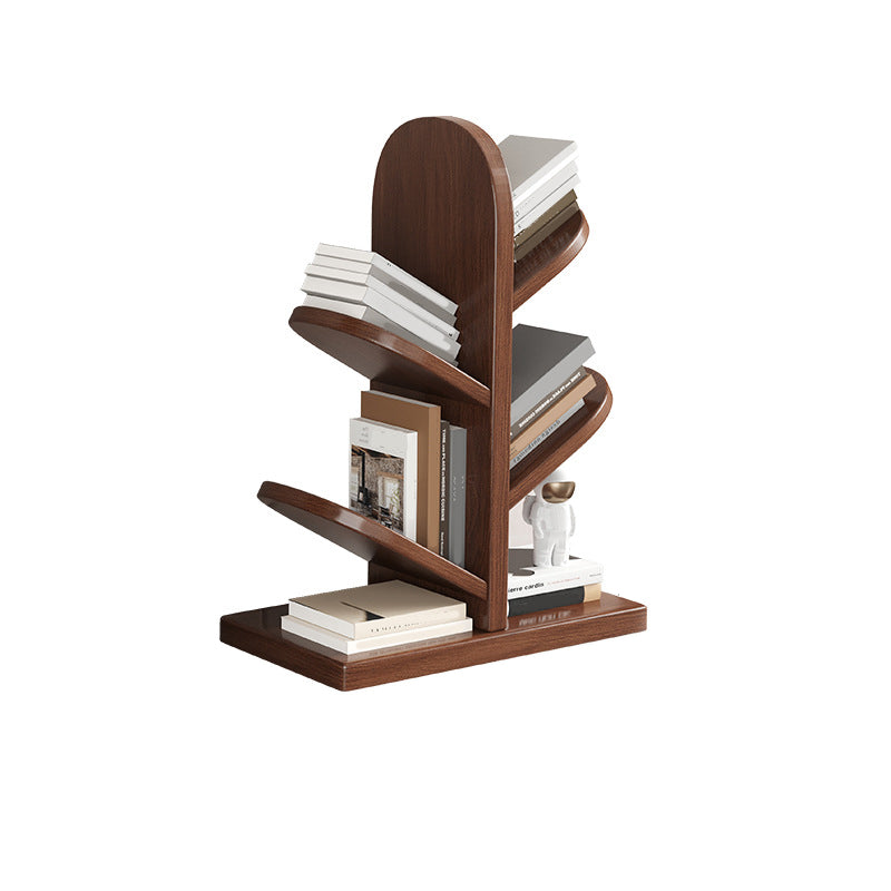 Nordic Style Open Back Bookshelf Wooden Bookcase for Study Room