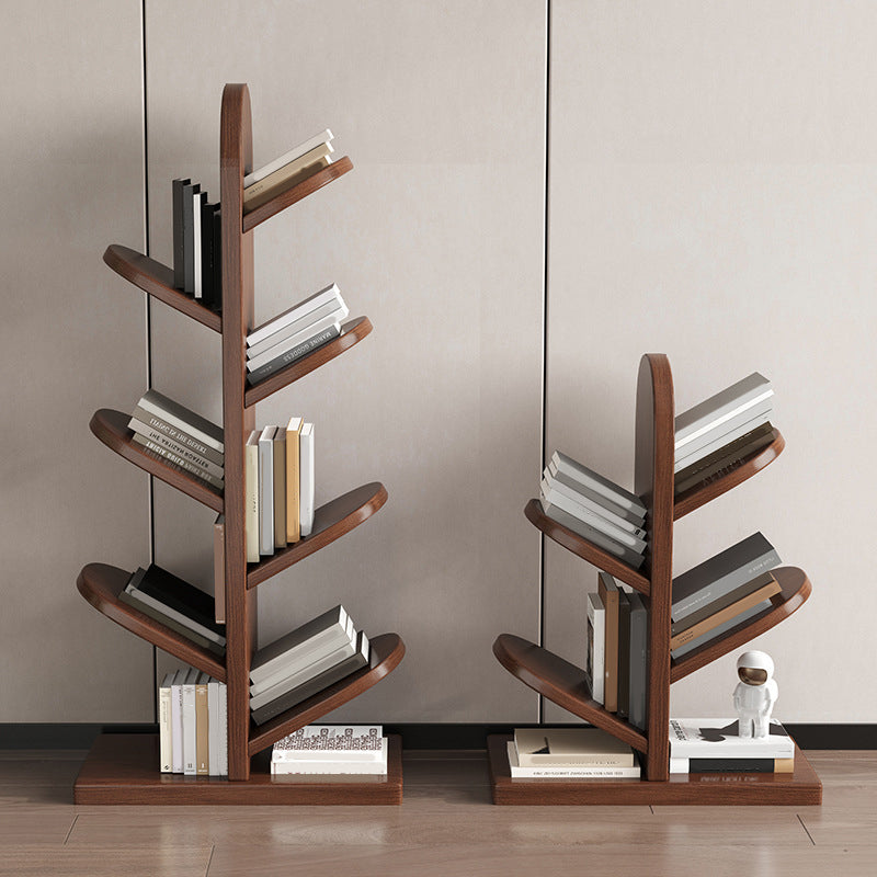 Nordic Style Open Back Bookshelf Wooden Bookcase for Study Room
