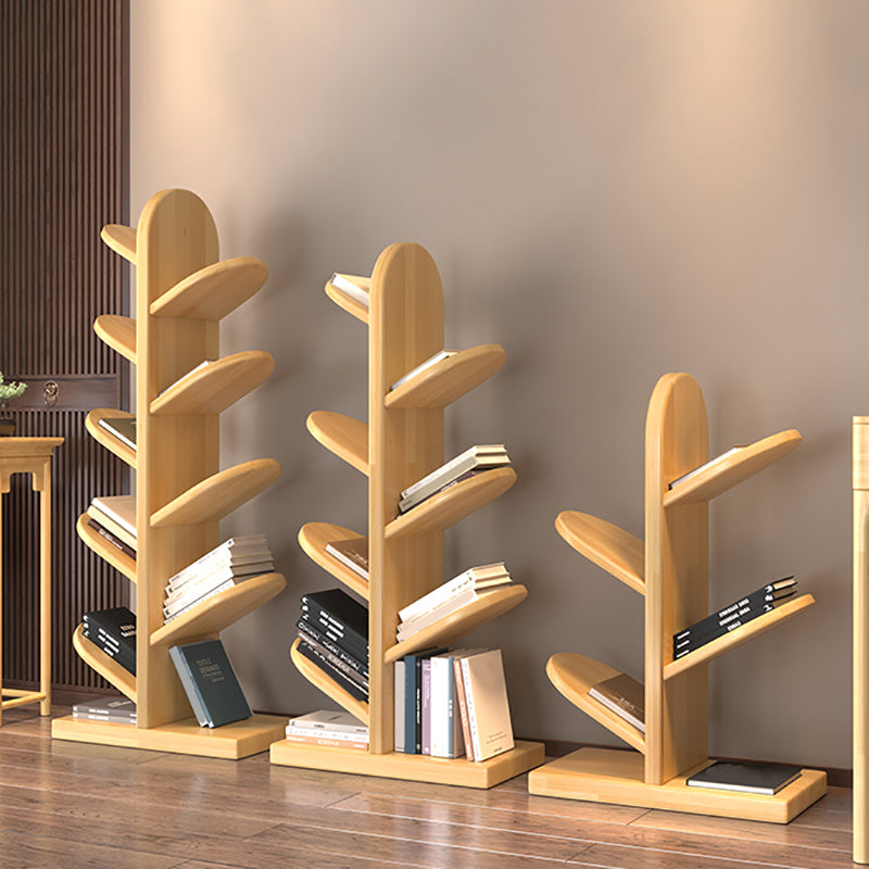 Nordic Style Open Back Bookshelf Wooden Bookcase for Study Room