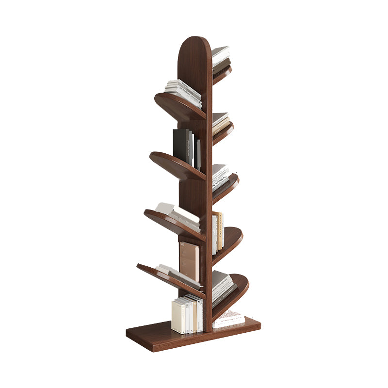 Nordic Style Open Back Bookshelf Wooden Bookcase for Study Room