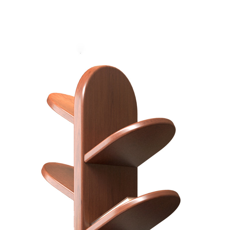 Nordic Style Open Back Bookshelf Wooden Bookcase for Study Room