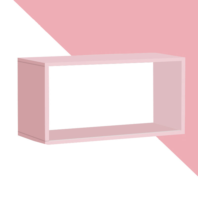 Scandinavian Standard Bookcase Engineered Wood Closed Back with Cabinets