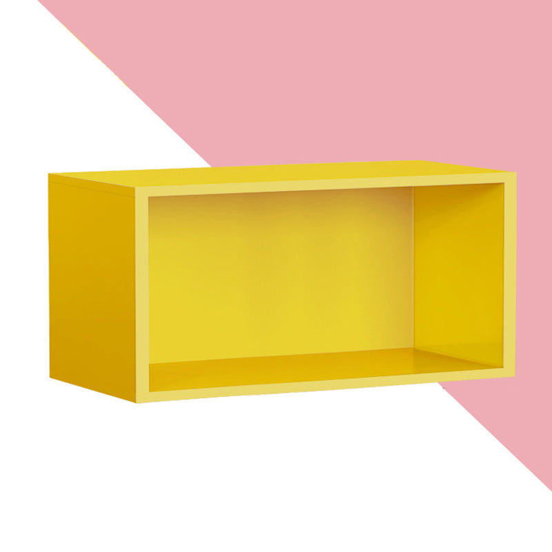 Scandinavian Standard Bookcase Engineered Wood Closed Back with Cabinets