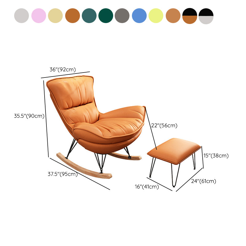 Modern Style Rocking Chair Indoor Sofa Rocking Chair for Living Room