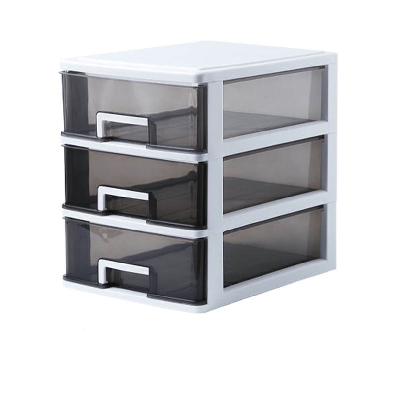 Vertical Filing Cabinet Transparent Drawers Plastic Modern Filing Cabinet