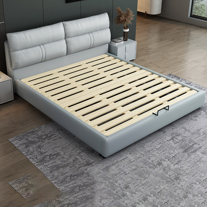 Mattress Included Platform Bed Frame Upholstered Headboard Platform Bed