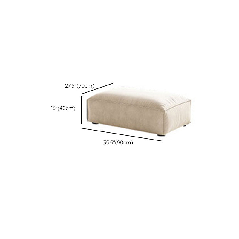 Fabric Sofa with Bolster Pillows Contemporary Apartment Seating