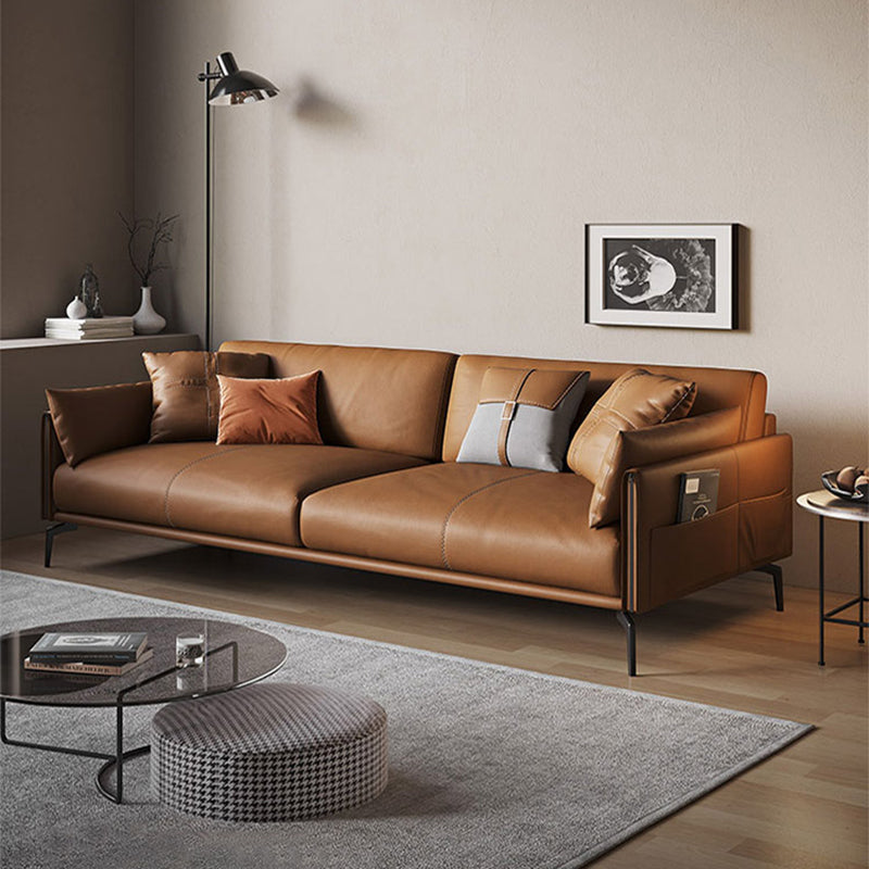 Modern Style Seating with Four Leds Bonus Room Tuxedo Arm Loveseat