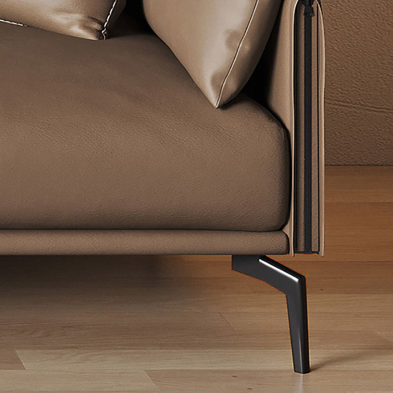 Modern Style Seating with Four Leds Bonus Room Tuxedo Arm Loveseat